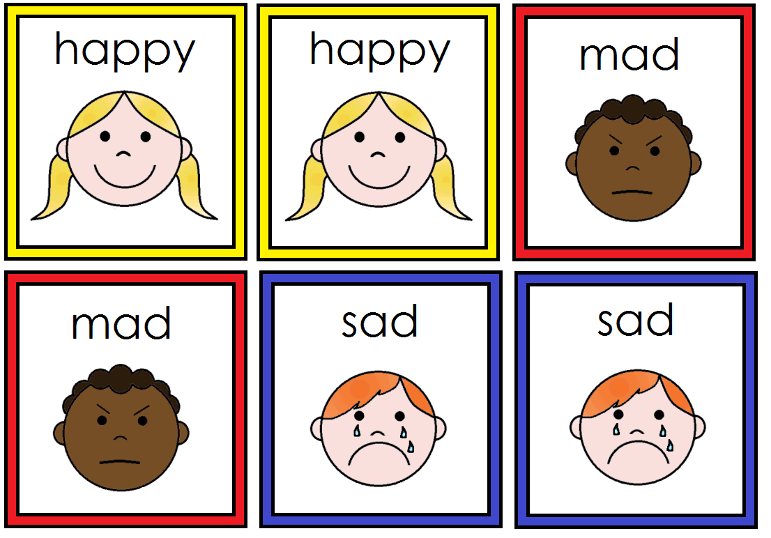 free printable emotion faces for preschool