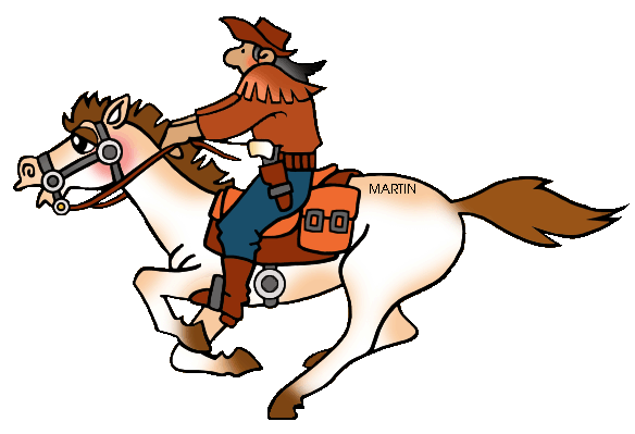 Free Sports Clip Art by Phillip Martin, Rodeo Rider