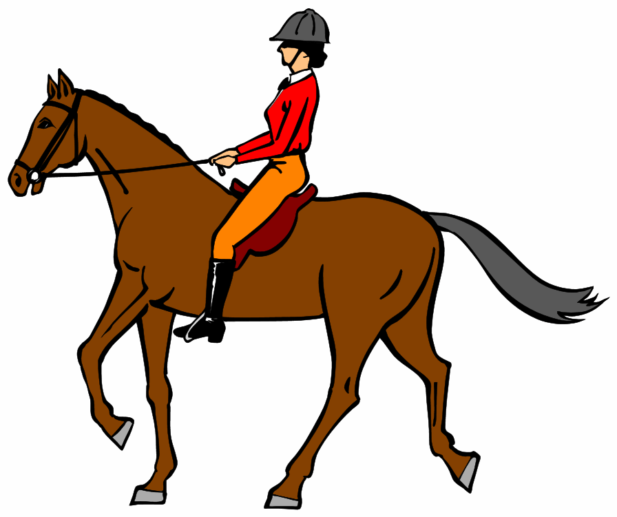 Horse And Rider Clip Art