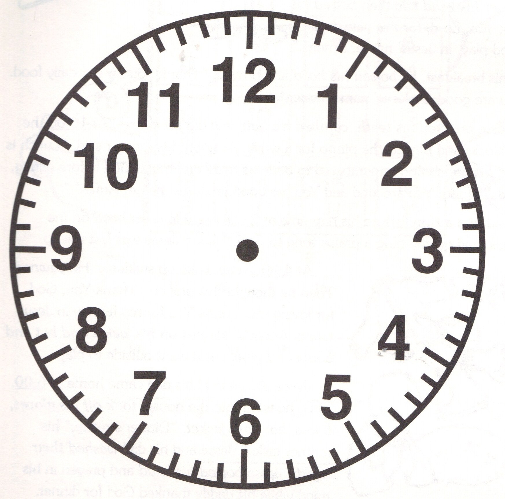 Blank Clock Without Hands Clip Art Library