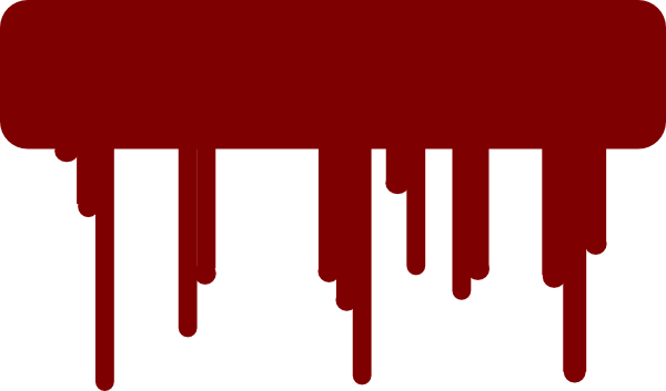 dripping blood clipart border free - photo #46