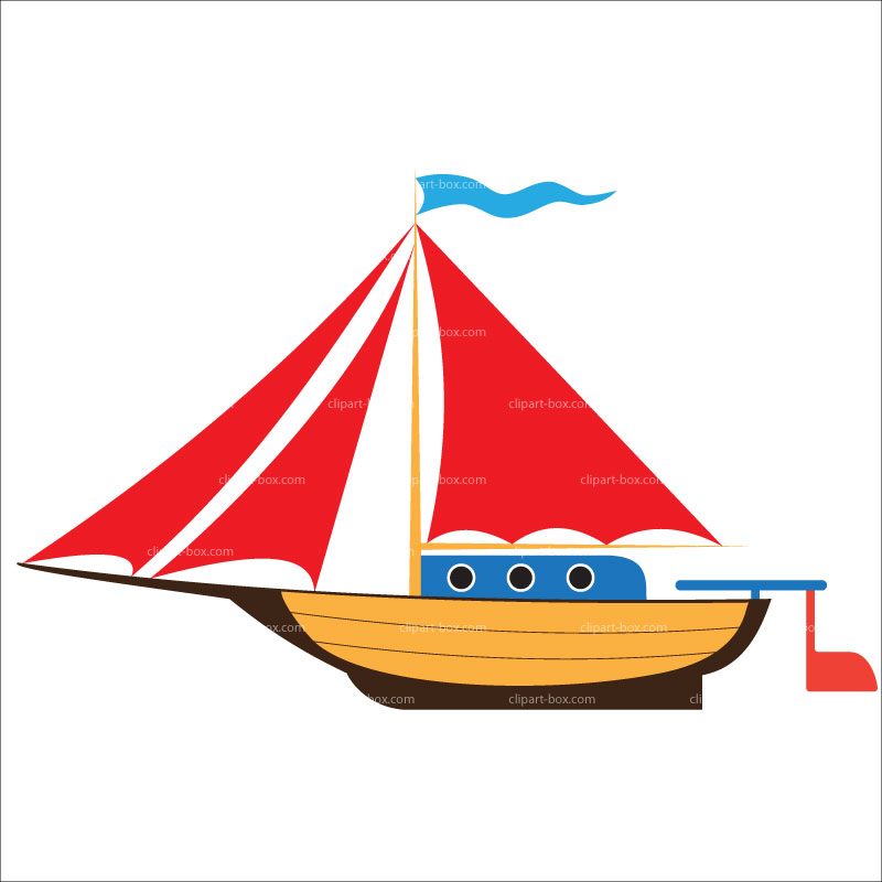 clipart of a yacht - photo #4
