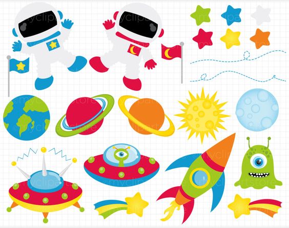 outer space clipart free 