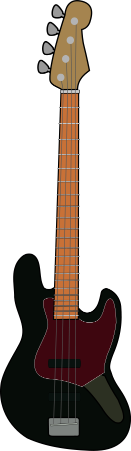 Fender Jazz Bass SVG Vector file, vector clip art svg file