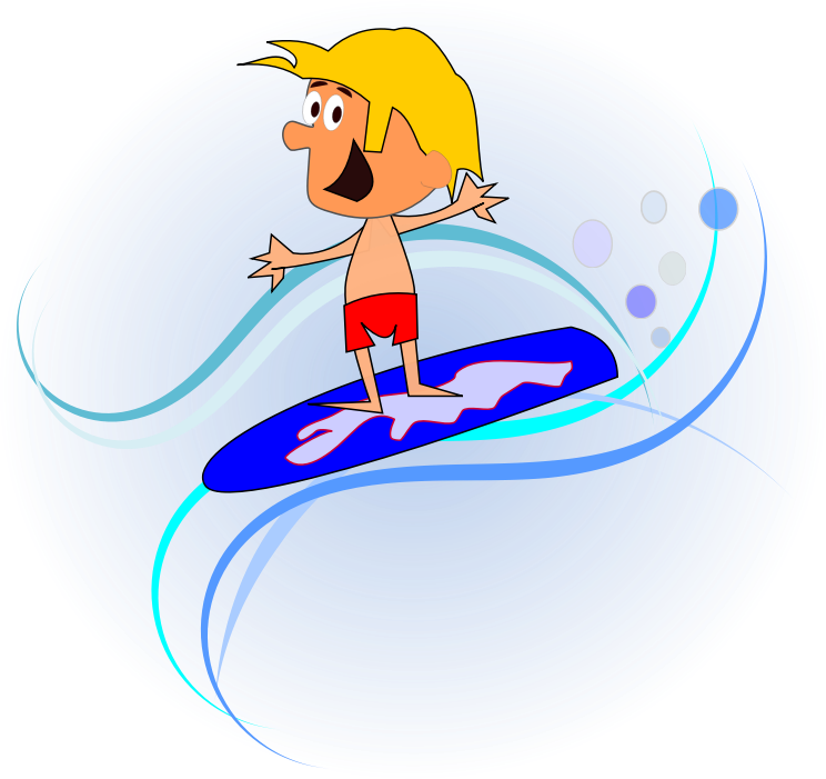 Free to Use , Public Domain Surfing Clip Art