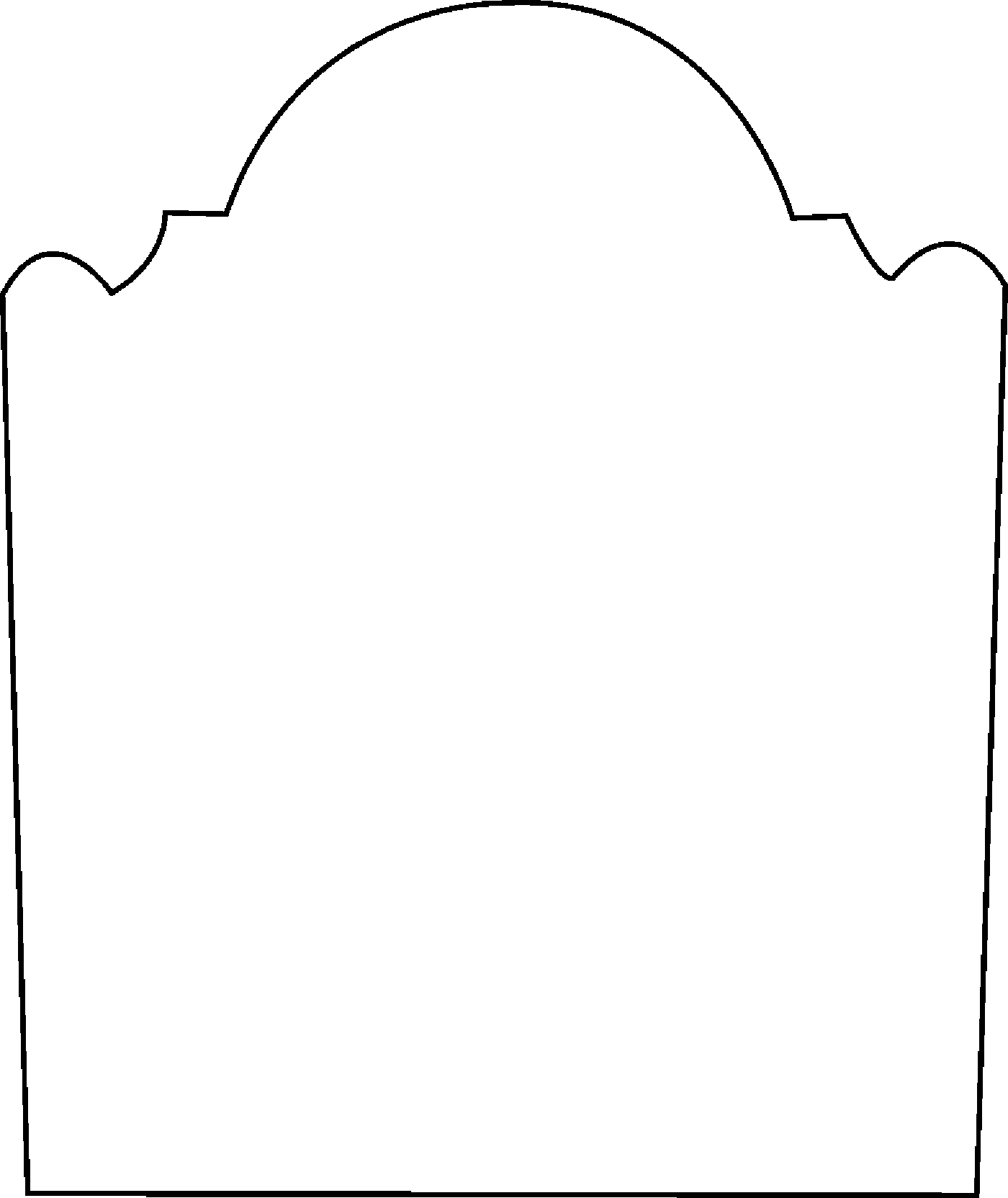 Blank Tombstone Template 