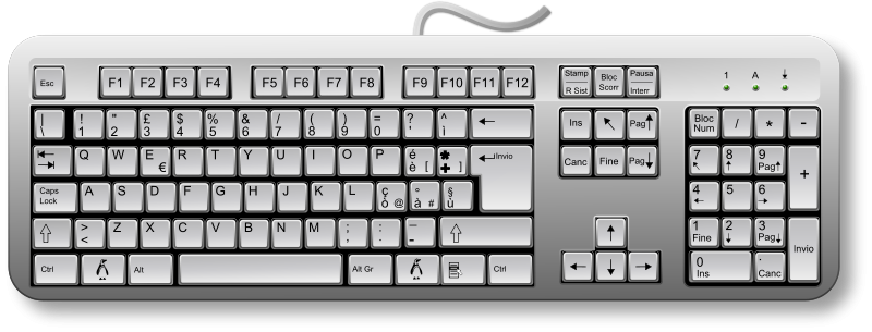 apple keyboard clipart - photo #24