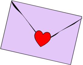 Heart Envelope Clipart 