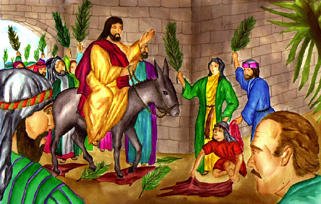 Art Clip II / Jesus Enters Jerusalem.TIF