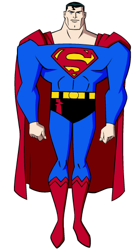 black superman clip art - photo #5