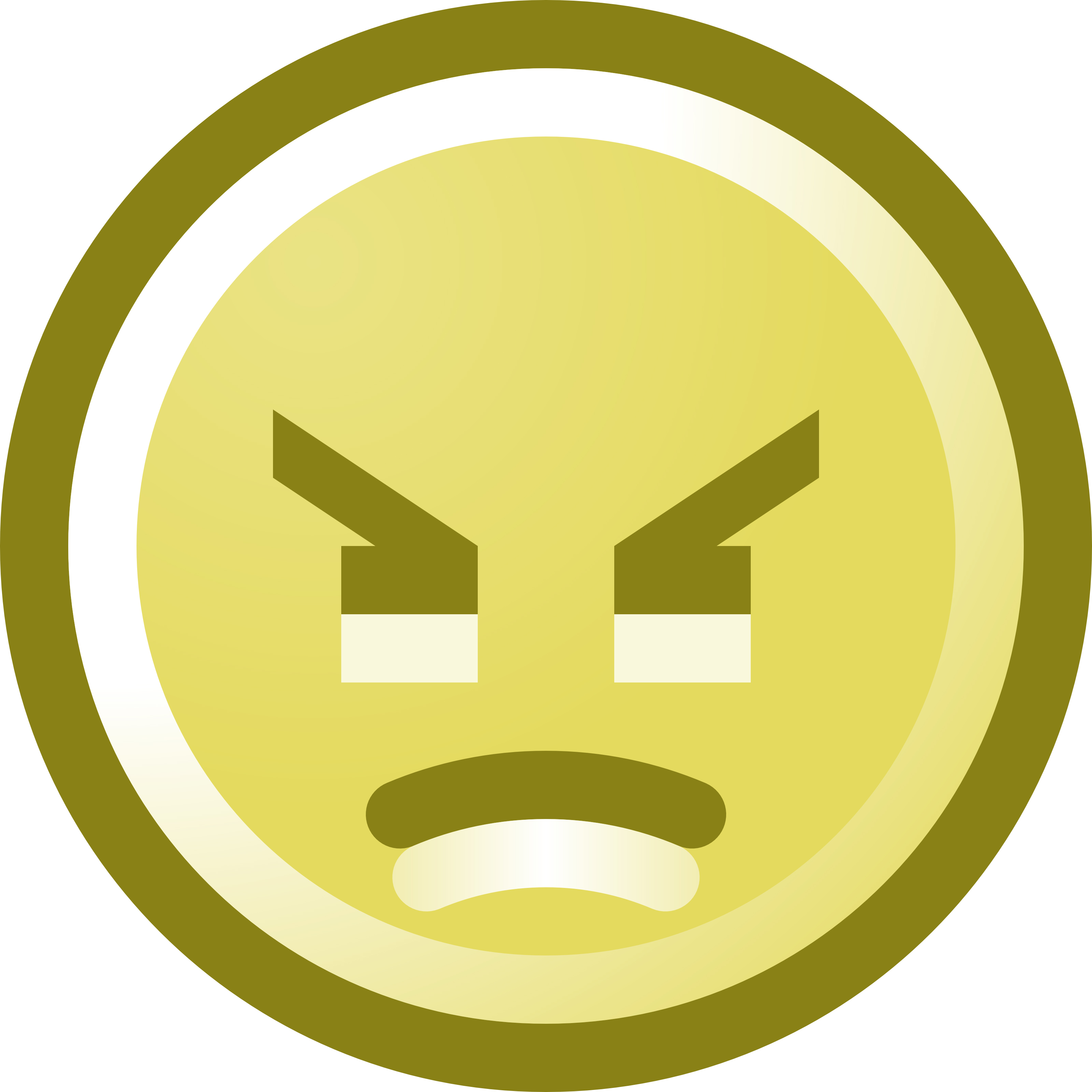 Aggravated Face Clipart