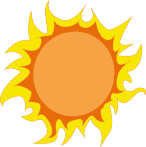 kurzfristig clipart sun