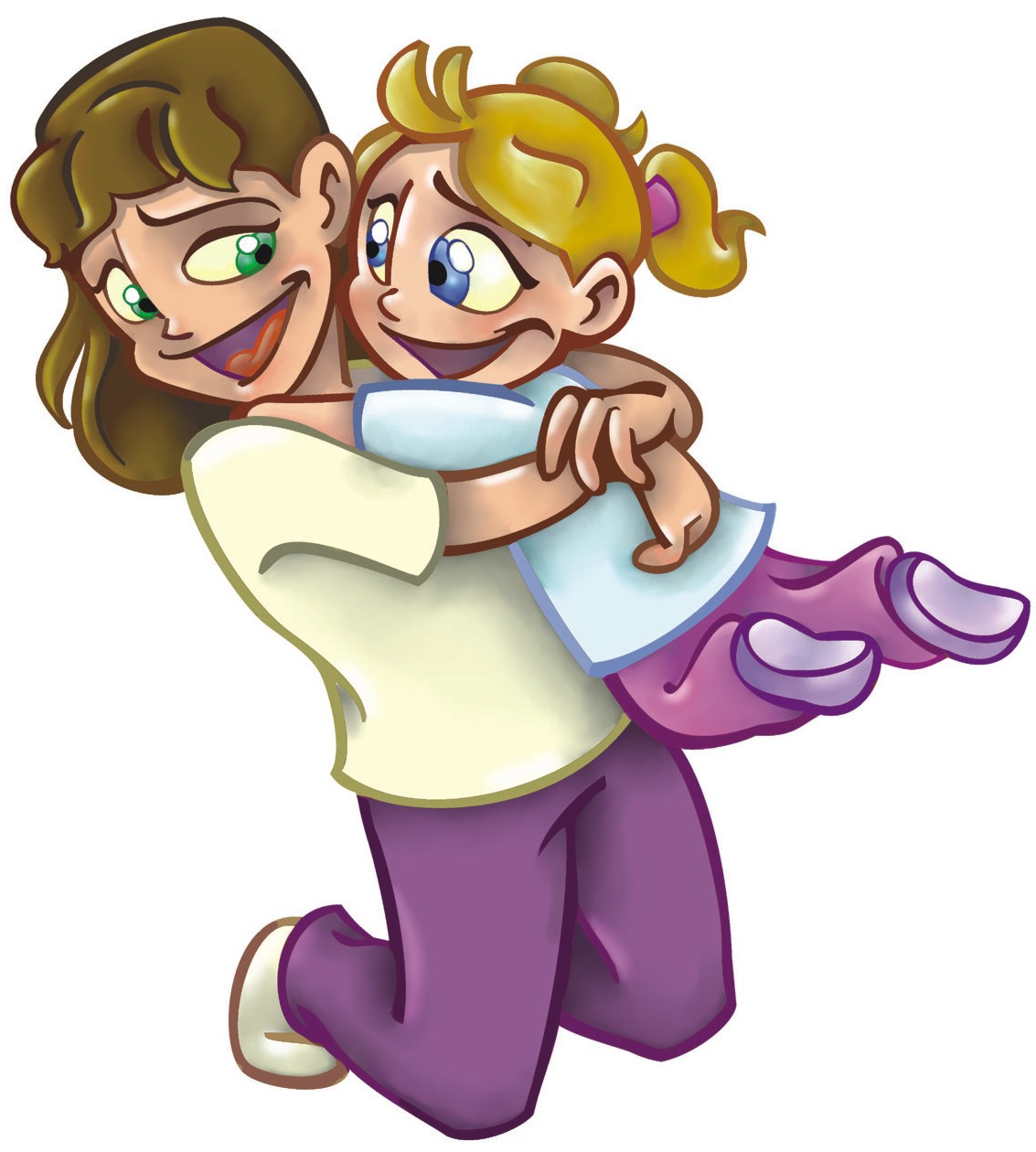Image For , Dad Hug Clipart