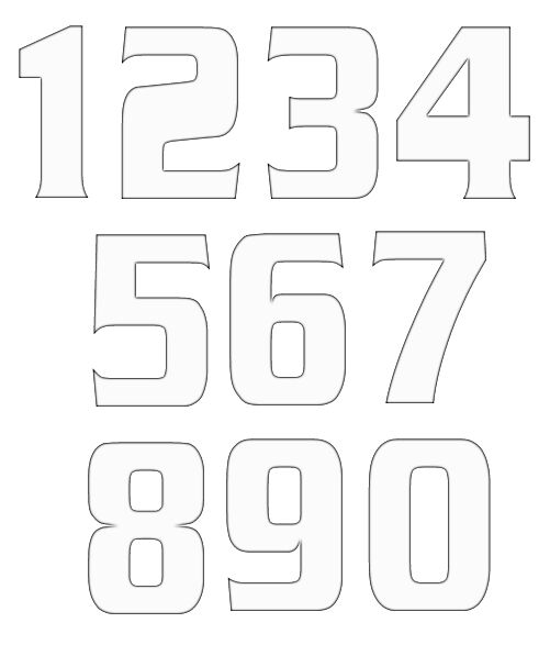 Free Numbers Clipart