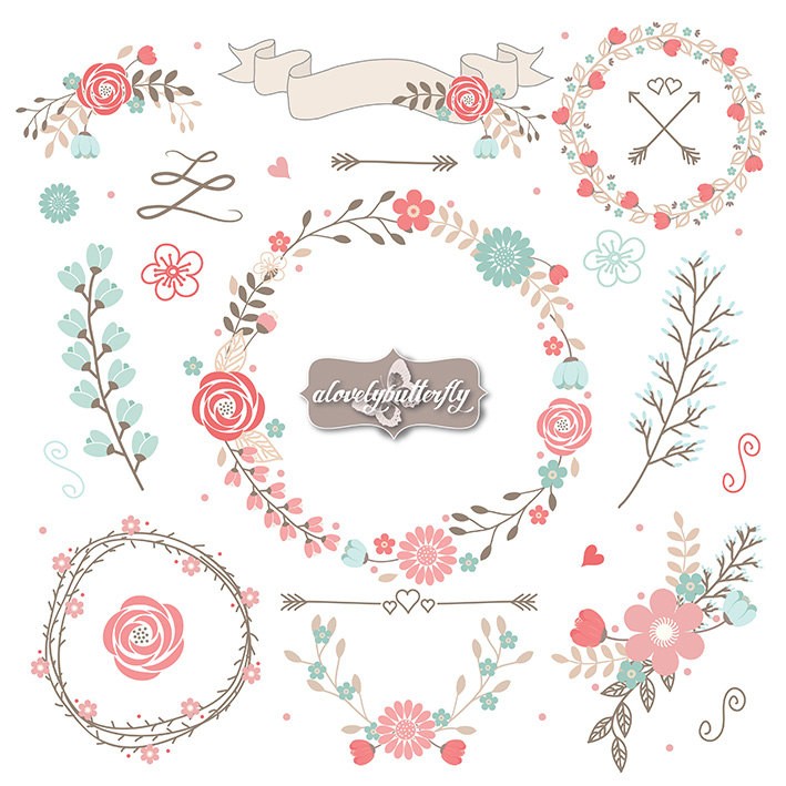 free wedding floral clipart - photo #49