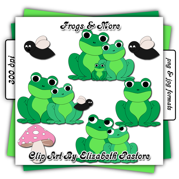 Frogs , More Clip Art Clipart