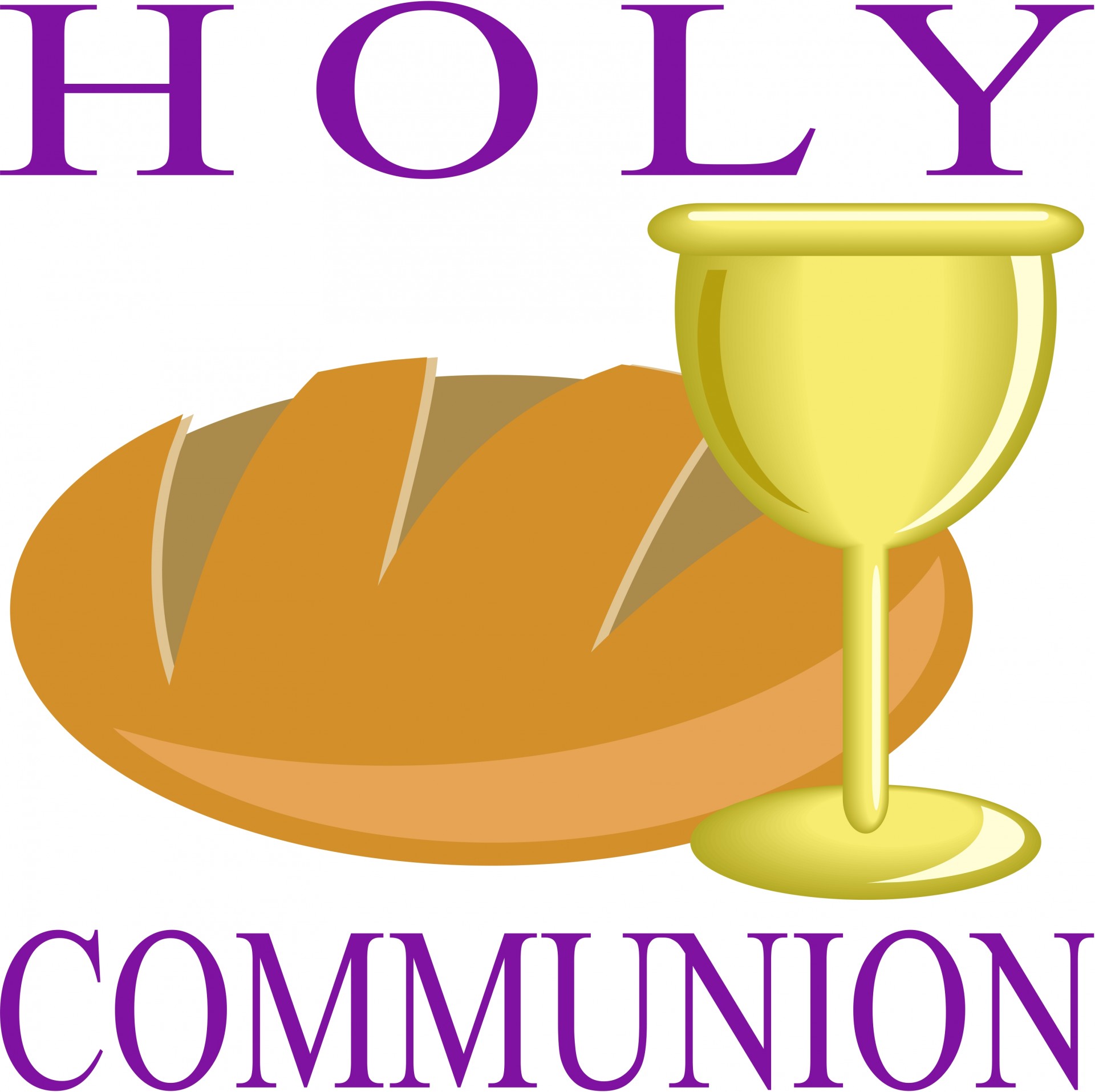 Holy Communion Clipart Free Stock Photo.