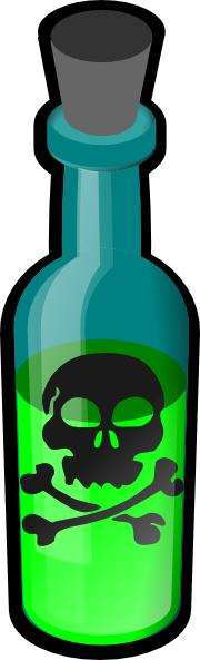 Poison Bottle clip art Free Vector / 4Vector