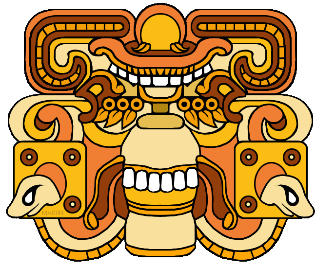 Free Maya Clip Art by Phillip Martin, Mayan Art