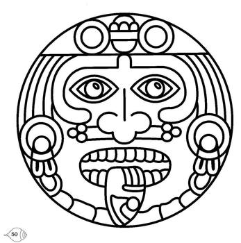Best Aztec Calendar Drawings