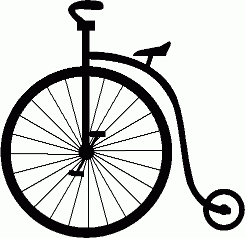 Vintage Bicycle Clip Art
