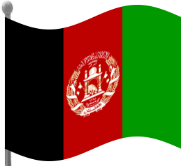 Afghanistan Flag Waving Clip Art Download