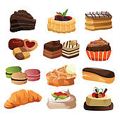 french pastry clip art