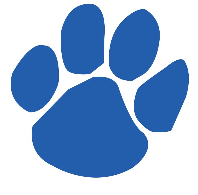 clip art cougar paws.