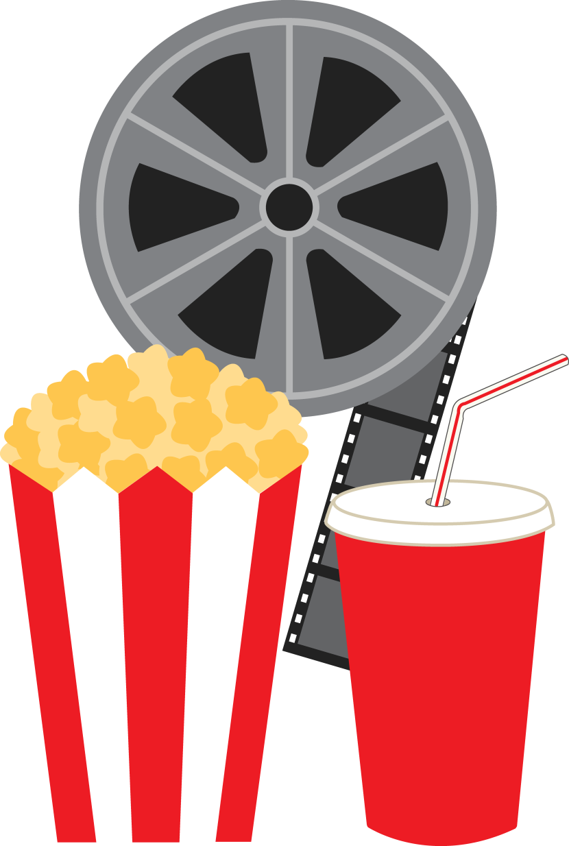 Popcorn and movie clipart free clipart image cliparts and