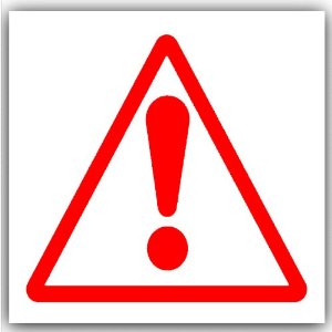 6 x Caution,Warning,Danger Symbol