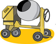 concrete construction clipart