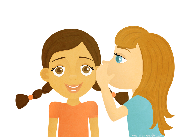 whispering voice clipart image