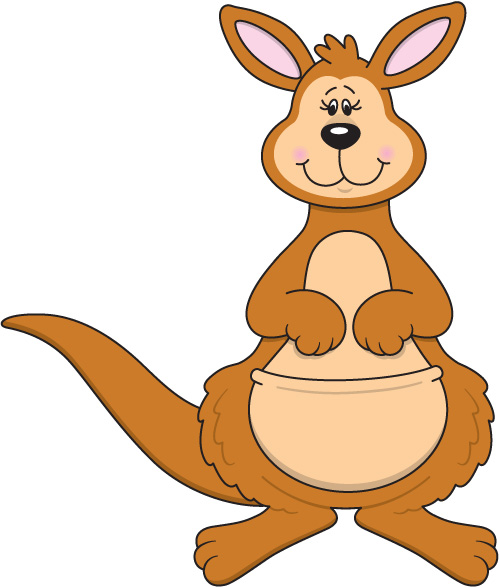 kangaroo face clipart - photo #12