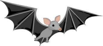 Large Bat Clipart