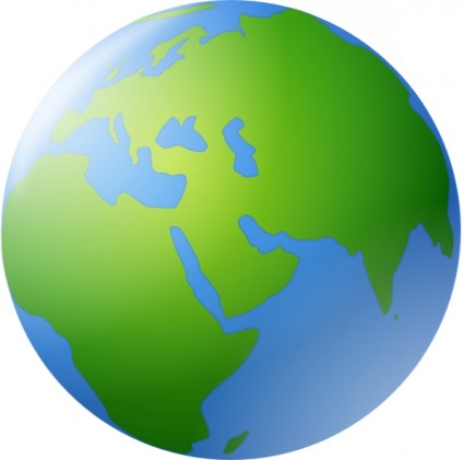 World Globe clip art Free vector in Open office drawing svg