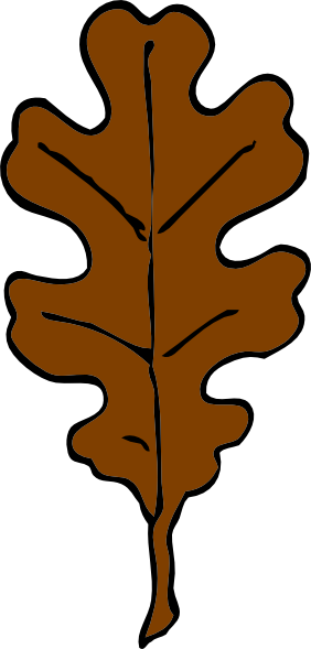 Brown Oak Leaf Clip Art