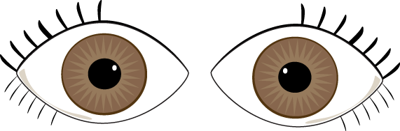 Clip art brown eyes clipart image