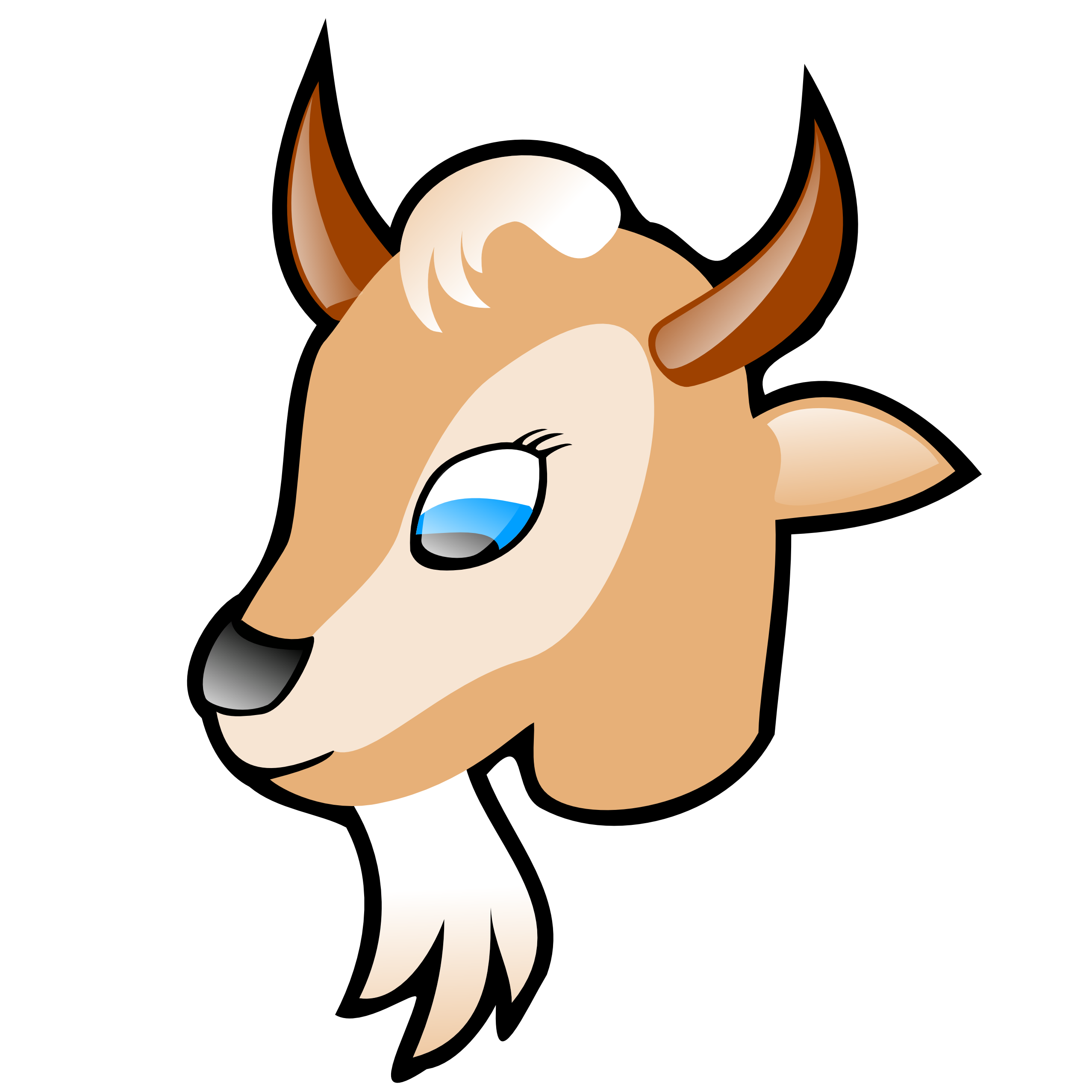 Free goat clipart clip art image 7 of image