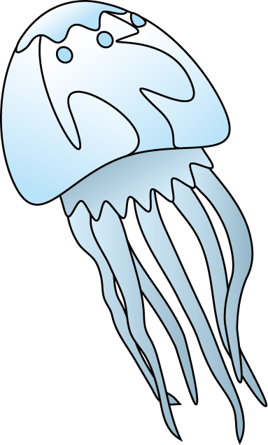 animated jellyfish clipart - photo #17