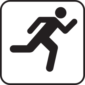 Free running clipart clipart image