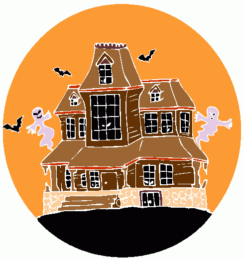 clipart haunted halloween houses - photo #29