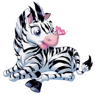 Funny Cartoon Zebra Clip Art clipart free