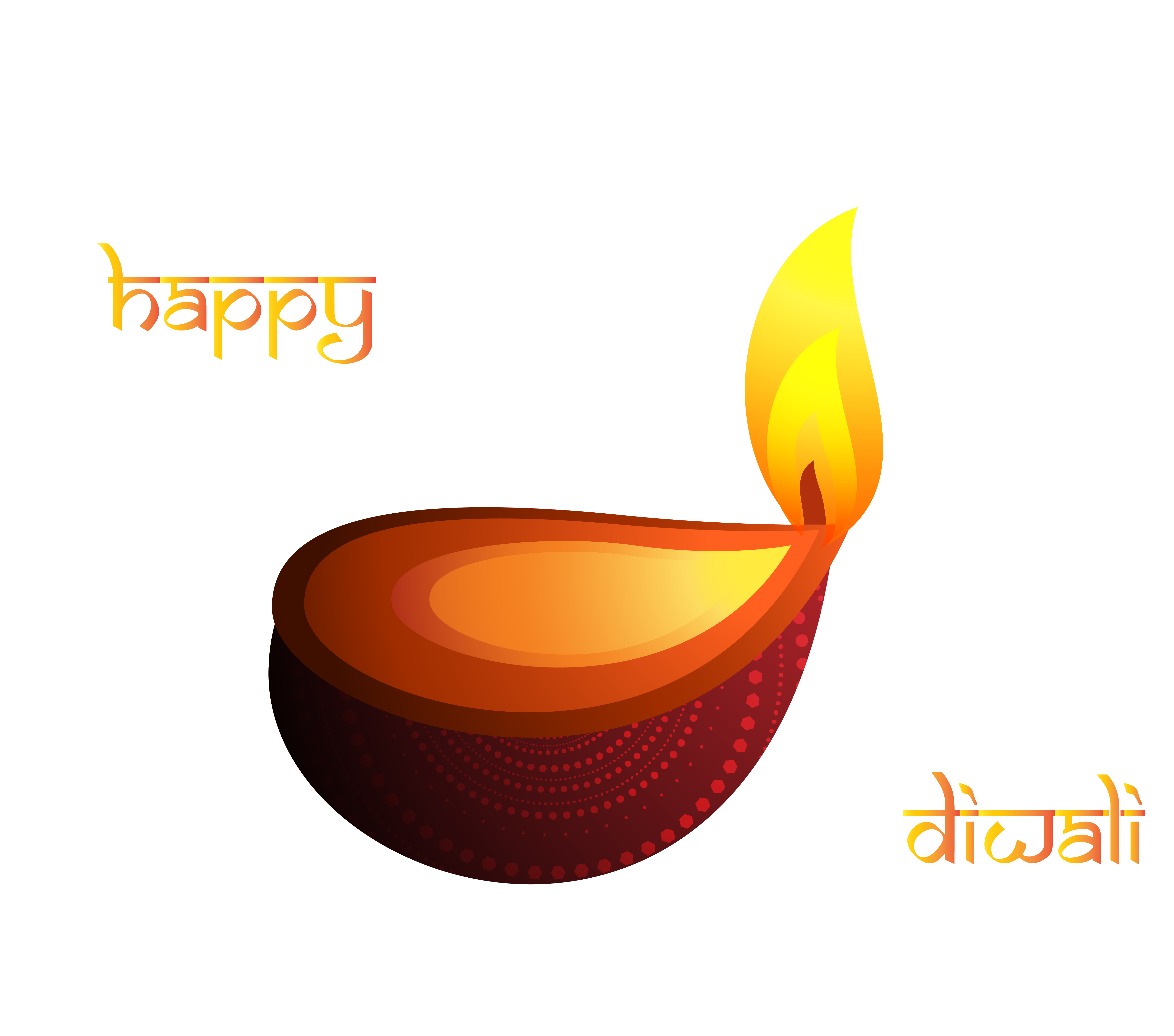 Diwali Deepam Logo Clip Art Library