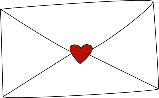 Valentine Envelope Clipart