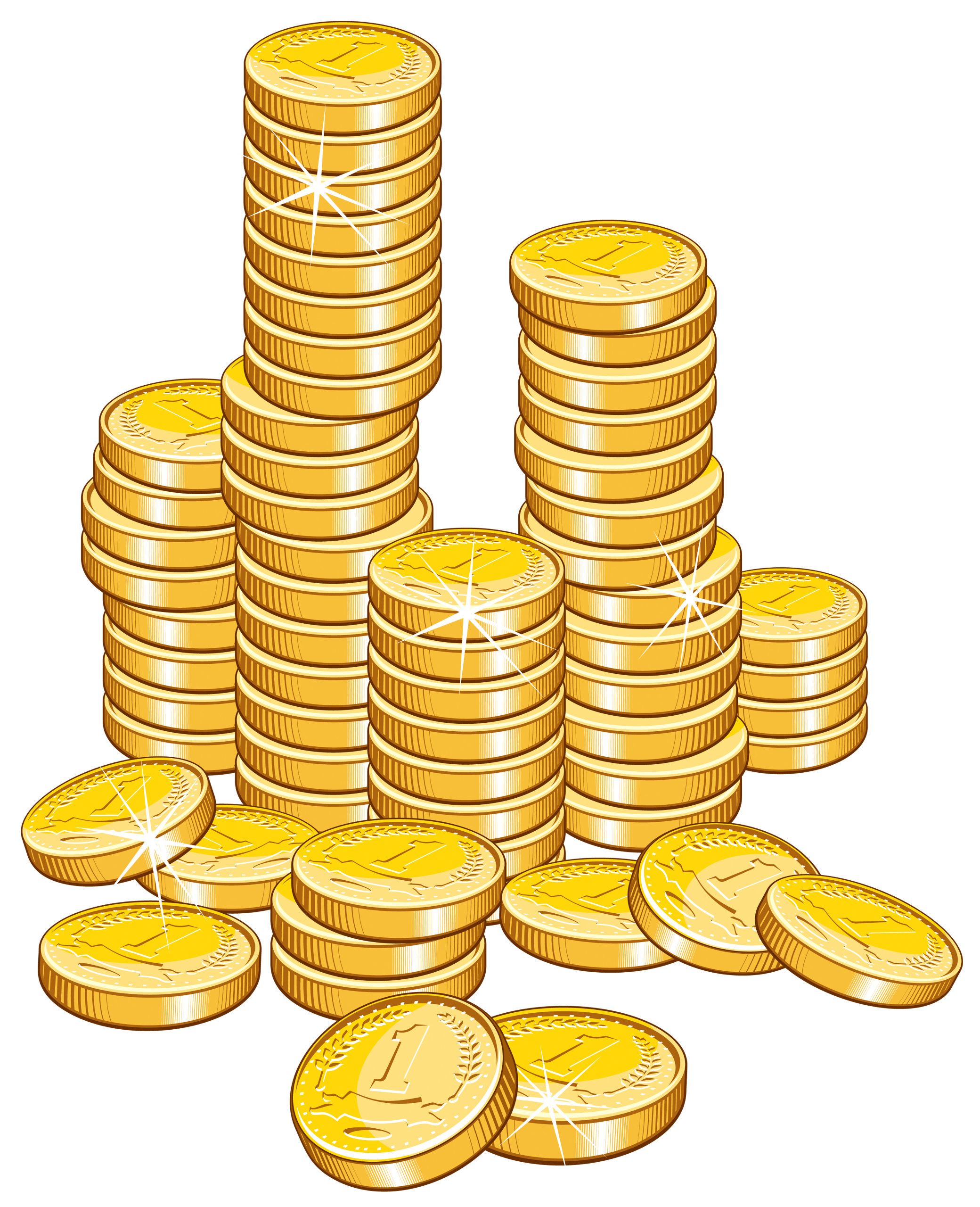 Gold Coins Clip Art Clip Art Library