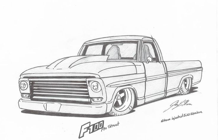 truck drawings 002a