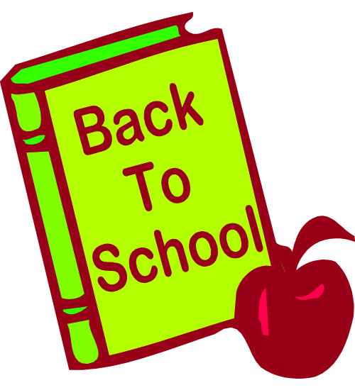 free black and white back to school clipart - photo #26