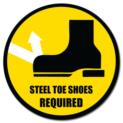 Toe Safety Shoes Clipart.