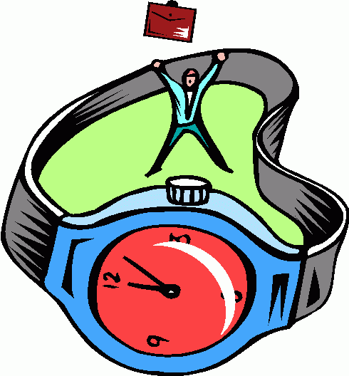 On Time Clip Art