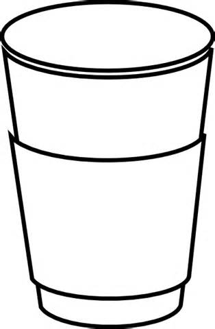 Starbucks Cup Black And White Clipart